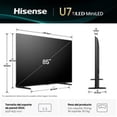 thumbnail image 4 of TV Hisense 85 pulgadas 4K 85U7QG Miniled Google, 4 of 8