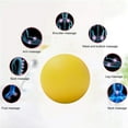 thumbnail image 5 of Pelota de lacrosse de silicona para masajes musculares, hombros, cuello, espalda, pies, cuerpo, tejido profundo, puntos gatillo, nudos musculares, yoga y liberación miofascial., 5 of 5