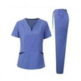 thumbnail image 4 of European and American Cross - Border Women's Scrub Sets for Operating Rooms - Ideal for Nurses, Oral Care Workers, 4 of 7