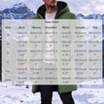 thumbnail image 4 of Mens Winter Coats Plus Size Mens Jackets Men's Solid Winter Thickened Jacket Windproof Quilted Coat Multi - Pocket Long Sleeve Padded Outerwear, L-4XL, 4 of 9
