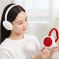 thumbnail image 3 of Mode Femmes Automne Hiver Chaud Cache-Oreilles en Peluche Tricoté Accessoire Cadeau, 3 of 5