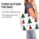thumbnail image 2 of Disketp Buffalo Plaid Christmas Trees Bolsa Tote Estampada para Mujer, Bolso de Hombro y de Mano para Compras y Viajes, 2 of 8