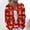 Gold, variant on Christmas Sweaters for Women Reindeer Print Button Down Cardigans Casual Classic Fall Winter Outerwear,Plus Size White S