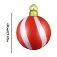 thumbnail image 3 of Hometravel Outdoor Christmas Ball Decoration, 60cm Inflatable PVC Sphere, Large Tree Ornament for Garden Patio and Yard Seasonal Display, 3 of 7