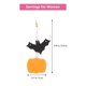 thumbnail image 3 of 1 par de pendientes de calabaza de bate de halloween aretes de arcilla de arcilla colgantes joyas, 3 of 5
