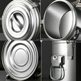 thumbnail image 4 of Stainless Steel Insulated Barrel with Faucet, Nsulation Barrel, Stainless Steel Water Storage Barrel, Stainless Steel Sealed Insulation Barrel, For Office and Outdoor Use, 4 of 7