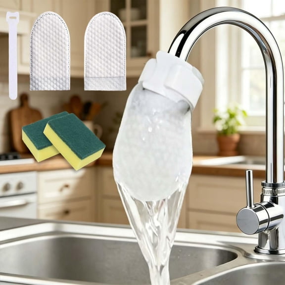 2026 New Faucet Filter Cotton Bag - Universal Faucet Filter Bag, Faucet Filter Bags For Kitchen Sink with High Density Mesh, Tap Water Purifier Replacements for Kitchen Sink