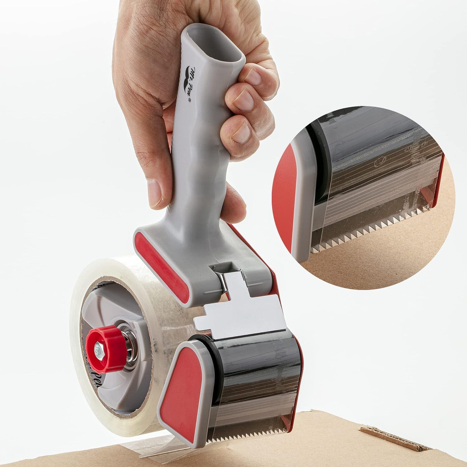 Mr. Pen- Packing Tape Dispenser Gun 2-Inch, 4 Pack with 4 Rolls Tape, Heavy Duty Packing Tape with Dispenser, Packaging Tape