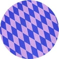 thumbnail image 1 of Ahgly Company Machine Washable Indoor Square Transitional Bright Lilac Purple Area Rugs, 3' Square, 1 of 7