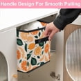 thumbnail image 5 of RATGDN Collapsible Fabric Cube Storage Bin with Double Handles for Living Room Bedroom Office Black - Orange Juice Fruit, 5 of 7