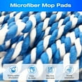 thumbnail image 3 of Cotton String Screw-on Replacement Head Compatible with O-Cedar, Fit All Standard American Threading Mop Handle, Cotton String Mops for Floor Cleaning (2 PCS, Blue), 3 of 8