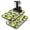 Lemon Fruits, variant on Buffalo Plaid Black Dish Drying Mat Heat Resistant Drying Mat for Kitchen Counter Collapsable Kitchen Drying Mat for Shop Counter (19.5x12in,Set Of 2)