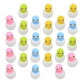 thumbnail image 2 of Shisuyan 24Pcs Chick Shaped Eraser Cartoon Painting Eraser Students Gift (Random Color), 2 of 8