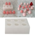thumbnail image 2 of Strawberry Silicone Molds 3D Silicone Molds Craft Moulds Strawberry Shaped, 2 of 14