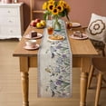 thumbnail image 2 of Spring Flowers Table Runner 108 Inches, Vintage Floral Leaves Birds Pastoral Botanical Bed Runner Dresser Scarves Tabletop for Indoor Outdoor Parties/Ceremony/Banquet, 13"x 108", 2 of 8