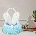 thumbnail image 4 of Moocorvic Girls Easter Basket Ideas Cute Bunny Ear Lace Dress Easter Gift Bucket Party Favors Stuffers Gifts, 4 of 8