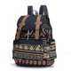 thumbnail image 4 of Women Canvas Vintinge Backpack Ethnic Backpack Bohemian Backpack Schoolbag, 4 of 4