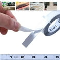 thumbnail image 4 of Aymzbd Self Adhesive Measuring Tape Accurate Imperial Scale Carbon Steel Sticky Measure 4FT Left to Right, 4 of 6