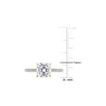 thumbnail image 3 of 2.00 Carat (Ctw) Lab-Created Moissanite Solitaire Engagement Ring 14K Yellow Gold, 3 of 5