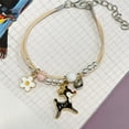 thumbnail image 4 of Wrapables Friendship Beaded Enamel Charm Bracelet, Deer, 4 of 7