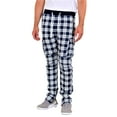 thumbnail image 4 of BKYS Men's Sweetdream Plaid Cargo Pants Large Navy, 4 of 4