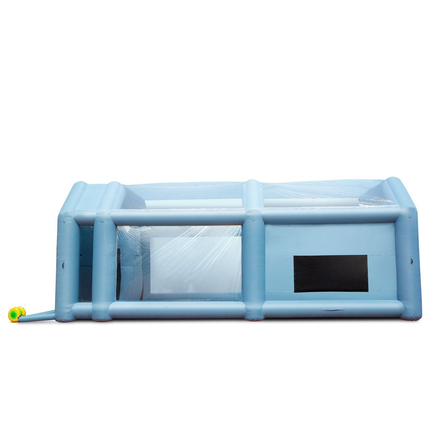 Inflatable Paint Booth 23x13x8.5ft, Car Tent Spray Booth, 480W+750W Blowers, Portable Garage Workstation, Oxford Cloth PVC Filter System