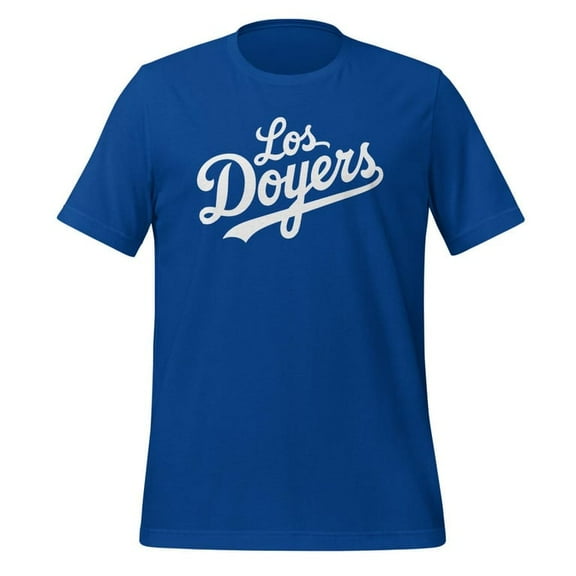 Los Doyers Script Los Angeles Baseball T-Shirt