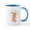 White/Blue Inside, variant on CafePress - Easter Bunny Mugs - 11 oz Ceramic Mug - Novelty Coffee Tea Cup