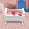 thumbnail image 1 of Miniature Dollhouse Cradles 1 12 Scale Cradle Bed Display Life Scene Party Game, 1 of 8