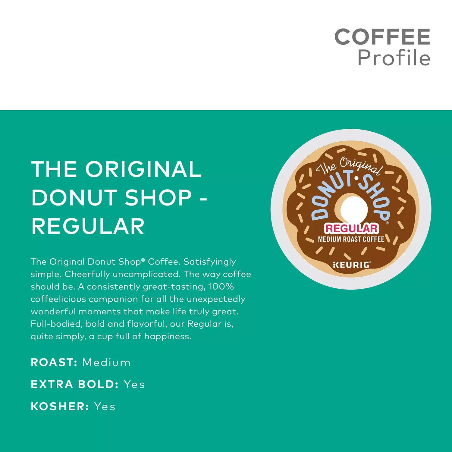 The Original Donut Shop Regular Coffee K-Cup Pods 100 Ct
