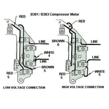 3 HP SPL 3450 RPM U56 Frame 115/230V Air Compressor Motor - Century #