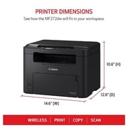 Restored Canon imageCLASS MF272dw - Multi-function, Wireless, Duplex Laser Printer