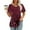 G, variant on Women's Tunic Floral Tops For Leggings Short Sleeve Shirts Casual Ruched Blouses Clothes