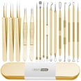 thumbnail image 1 of Kit de herramientas para eliminar puntos negros Qimouwp, 16 piezas, para rostro y cuerpo, 1 of 7