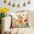 thumbnail image 4 of Wozhuo Easter Pillow Rabbits Patterns Throw Pillow Cases Decorative Cushion Covers For Sofa Couch Home Easter Decor Easter Home Decor, 4 of 6