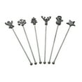 thumbnail image 1 of Ensemble De Noël De 6 Bâtons Swizzle Assortis, 1 of 3