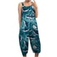 thumbnail image 2 of Mono informal suelto con estampado de tiras y bolsillo con animales lindos para mujer Pompotops qyievc671, 2 of 6