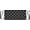 Black Checkerboard Pattern, variant on Server Aprons with 3 Pockets Waitress Waiter Apron Short Waist Garden Apron for Cooking