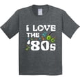thumbnail image 3 of Inktastic I Love the '80s-musical Notes Youth T-Shirt, 3 of 5