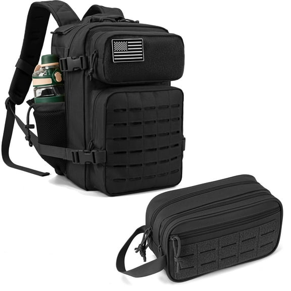 Haadid 25L Tactical backpack & Tactical Toiletry Bag