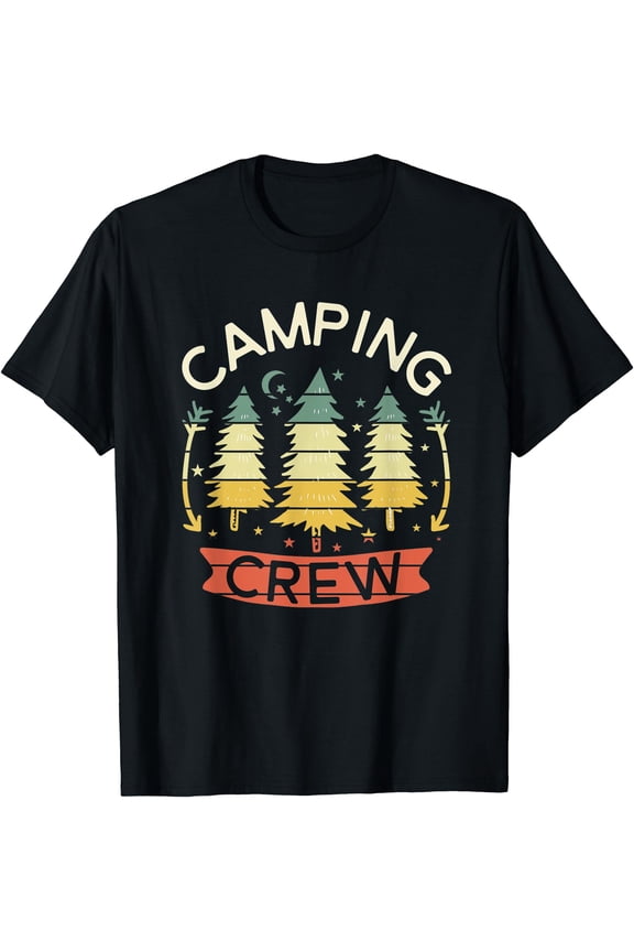 2021 Family Camping Trip Camper Matching Group Camping Crew T-Shirt