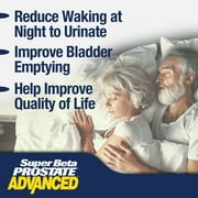 Super Beta Prostate Advanced Male Supplement with Beta-Sitosterol, 120 Caplets, 60 Servings