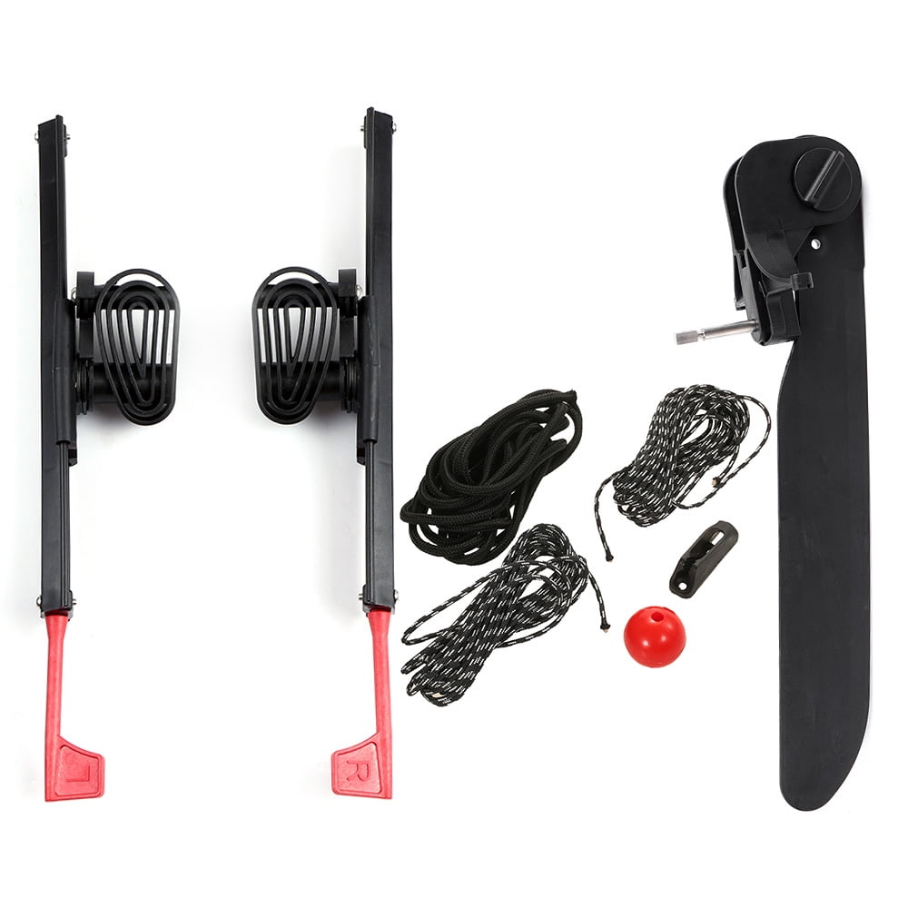 Details about   Watercraft Kayak Canoe Fishing Boat Rudder With Foot Braces Pedal Pegs Accessory 