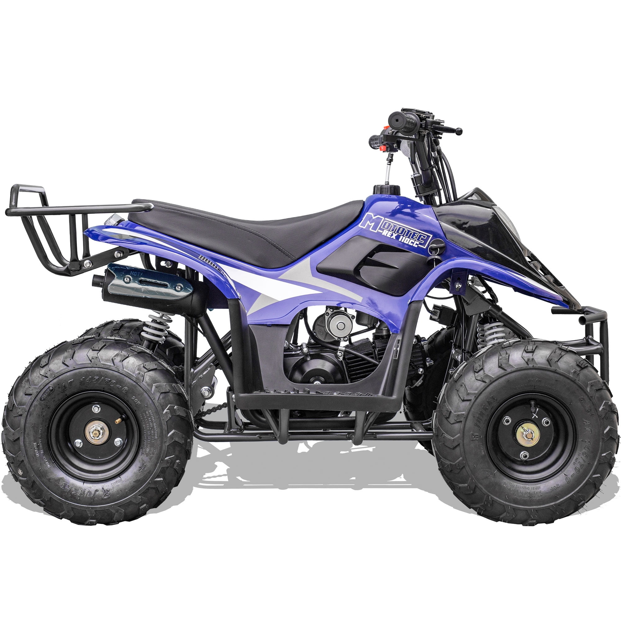 MotoTec Rex 110cc 4-Stroke ATV with Rear Rack
