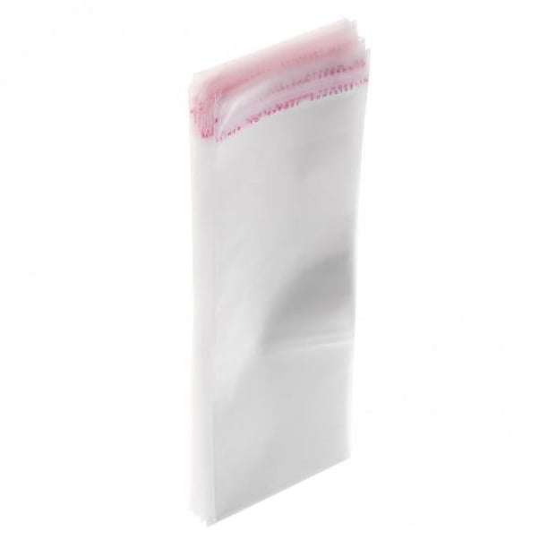 Paquete de Bolsas de Celofán Transparente para Envoltura de Alimentos, 50 Unidades 5 piezas