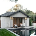 thumbnail image 4 of C Cattleya 2-Pack Classic Matte Black Outdoor Wall Lantern with Clear Glass Shade, 4 of 7