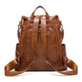 thumbnail image 3 of Mochilas de cuero PU de alta calidad para mujer Mochila antirrobo Mochila de mujer de gran capacidad, bolsas multifunción sólidas para mujer RSFRIC Juventud, encanto, belleza, personalidad, 3 of 4