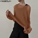 thumbnail image 4 of INCERUN Tops 2024 estilo coreano nuevo diseño de punto ahuecado para hombres camiseta casual streetwear masculino fino manga larga camiseta S-5XL, 4 of 5