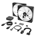 thumbnail image 2 of VENTILADOR CORSAIR ICUE LINK QX140 KIT 2X1 RGB 140MM NEGRO CO-9051004-WW, 2 of 4
