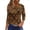 Saffron, variant on Womens 3/4 Sleeve Tops Halloween Spooky Bat Print Crewneck Loose Casual Tunic Tee Tops